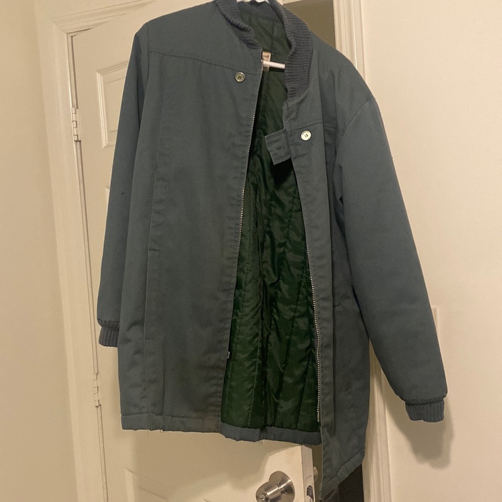Vintage Green Corcraft winter zip up Jacket